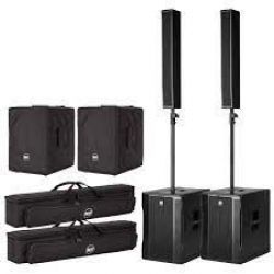 RCF evox j8 pair pa speaker package