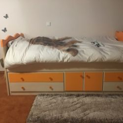 Εφηβικό κρεββάτι Modeco με ανατομικό στρώμα