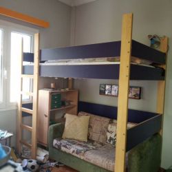 Υπερυψωμένο κρεβάτι/κουκέτα για παιδικό δωμάτιο