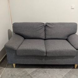 2-θέσιος καναπές γκρι