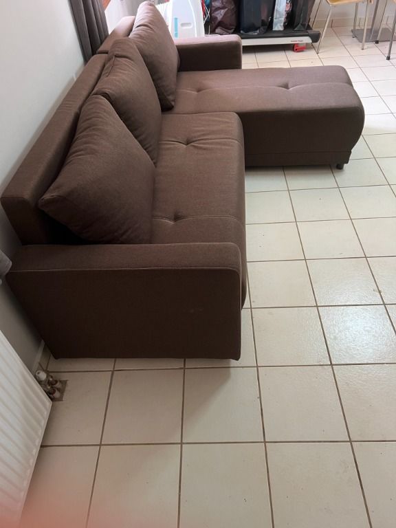 Καναπές-γωνία-Κρεβάτι με αποθηκευτικό χώρο