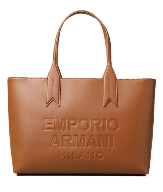 Emporio Armani Γυναικεία Τσάντα Shopper 'Ωμου σε Ταμπά χρώμα