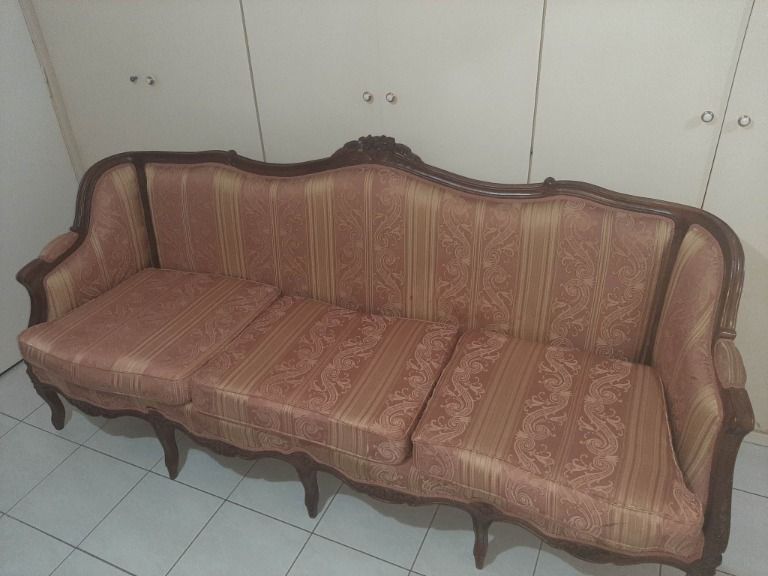 Βίντατζ σετ καναπέ με πολυθρόνα