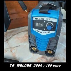 Ηλεκτροκόλληση INVERTER (250 Αμπέρ) TG WELDER.