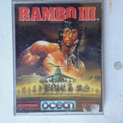 SPECTRUM GAME TAPES RAMBO III ORIGINAL