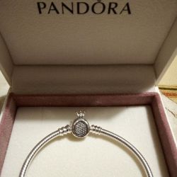 Pandora βραχιόλι 925ale ασημένιο βραχιόλι 18cm