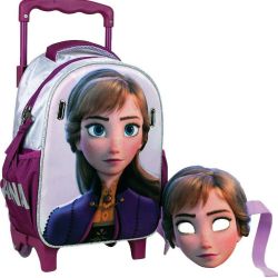 Gim Anna Frozen 2 Σχολική Τσάντα Τρόλεϊ Νηπιαγωγείου σε Μωβ