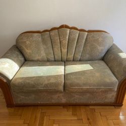 Καναπές κρεβάτι με αναδιπλούμενο μηχανισμό από  Ξύλο μασίφ