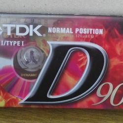 11 σφραγισμένες κασέτες ήχου TDK D-90