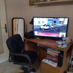 Γραφείο+καθρέφτη+τηλεόραση+Καρέκλα γραφείου
