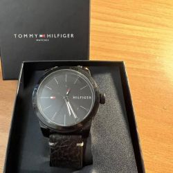 Tommy Hilfiger Casual Black Leather
