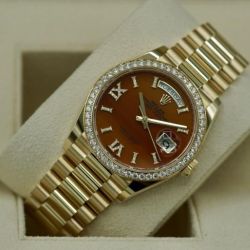 Rolex Day-Date President Replica 36mm Carnelian Dial Best 3A