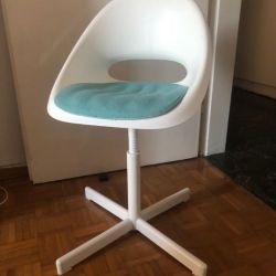 IKEA desk chair for a child with seat cushion