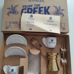 Greek Coffee Kit Ελληνικού Καφέ Λουμίδη