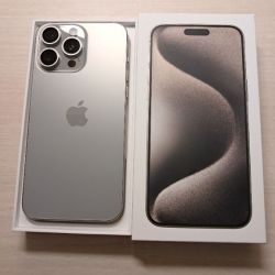 iPhone 15 pro max natural titanium