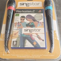 SingStar PS2 - Σφραγισμένο μαζί με 2 μικρόφωνα