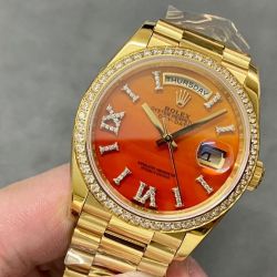 Rolex Day-Date President Replica 36mm Carnelian Dial Best 3A