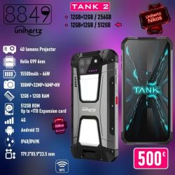 Unihertz 8849 Tank 2 (12GB/512GB) Projector Smartphone