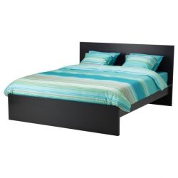 Μαύρο Κρεβάτι Malme IKEA