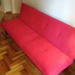 Καναπές κόκκινος 170 x 77